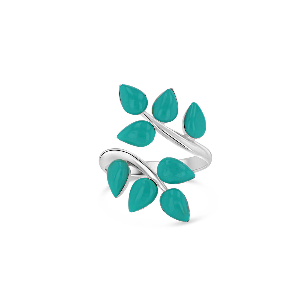 TURQUOISE ADJUSTABLE RING